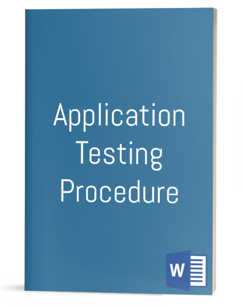 Application Testing Procedure
