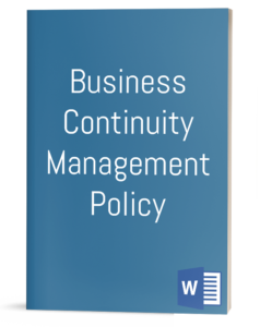 Business Continuity Management Policy