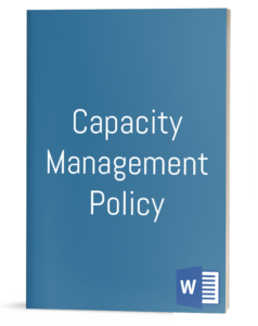 Capacity Management Policy