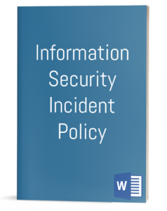 Information Security Incident Policy