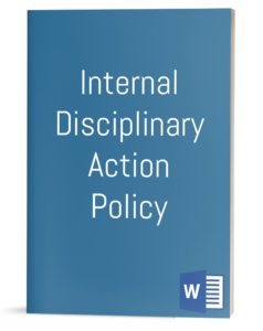 Internal Disciplinary Action Policy