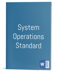 System Operations Standard